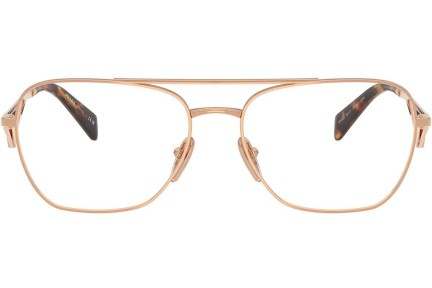 Okulary korekcyjne Prada PRB50V SVF1O1 Pilotki (Aviator) Złote