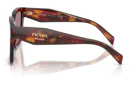 Okulary przeciwsłoneczne Prada PR24ZS 22A20I Kwadratowe Havana