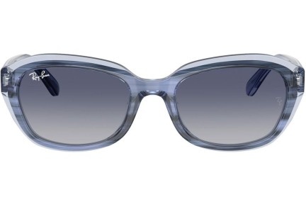 Okulary przeciwsłoneczne Ray-Ban Junior RJ9081S 71764L Prostokątne Niebieskie