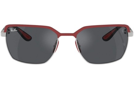 Okulary przeciwsłoneczne Ray-Ban RB3743M F10087 Kwadratowe Szare