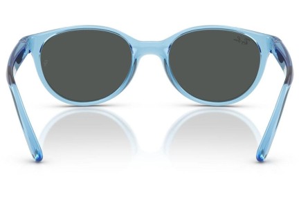 Okulary przeciwsłoneczne Ray-Ban Junior RJ9080S 716887 Okrągłe Niebieskie