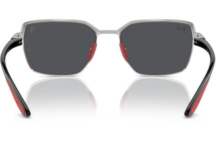 Okulary przeciwsłoneczne Ray-Ban RB3743M F10087 Kwadratowe Szare