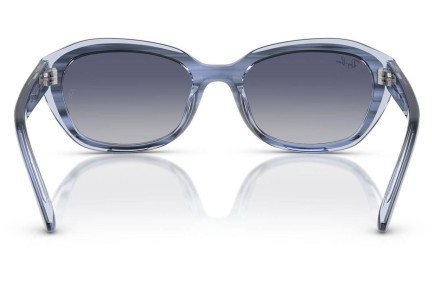 Okulary przeciwsłoneczne Ray-Ban Junior RJ9081S 71764L Prostokątne Niebieskie