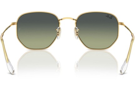 Okulary przeciwsłoneczne Ray-Ban Hexagonal RB3548 001/BH Pilotki (Aviator) Złote