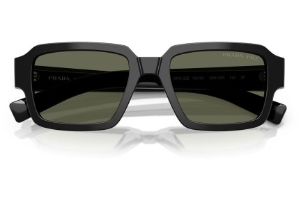 Okulary przeciwsłoneczne Prada PR02ZS 1AB03R Polarized Prostokątne Czarne