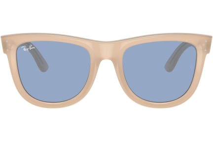 Okulary przeciwsłoneczne Ray-Ban Wayfarer Reverse RBR0502S 678072 Kwadratowe Beżowe