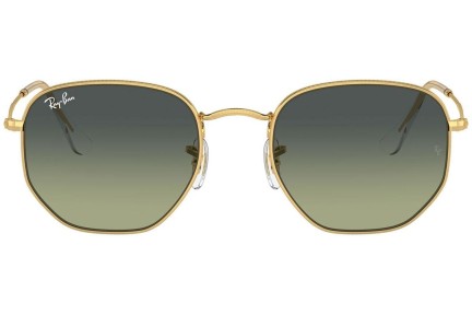 Okulary przeciwsłoneczne Ray-Ban Hexagonal RB3548 001/BH Pilotki (Aviator) Złote