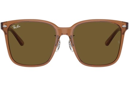 Okulary przeciwsłoneczne Ray-Ban RB2206D 663673 Kwadratowe Brązowe