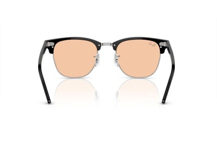 Okulary przeciwsłoneczne Ray-Ban Clubmaster RB3016 13544B Browline Srebrne