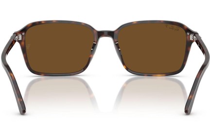 Okulary przeciwsłoneczne Ray-Ban RB2231 902/57 Polarized Kwadratowe Havana