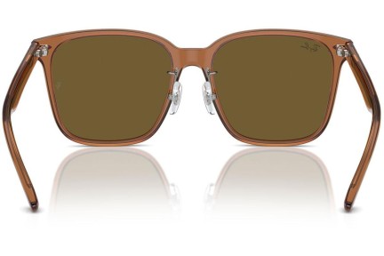 Okulary przeciwsłoneczne Ray-Ban RB2206D 663673 Kwadratowe Brązowe