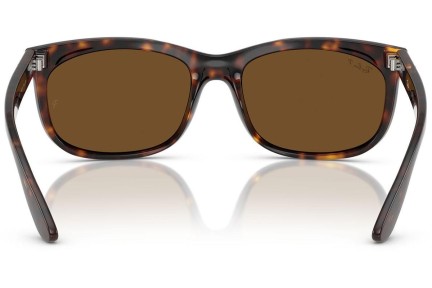 Okulary przeciwsłoneczne Ray-Ban RB2389 902/57 Polarized Prostokątne Havana