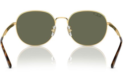 Okulary przeciwsłoneczne Ray-Ban RB3727D 001/9A Polarized Okrągłe Złote