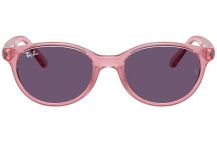 Okulary przeciwsłoneczne Ray-Ban Junior RJ9080S 71691A Okrągłe Różowe