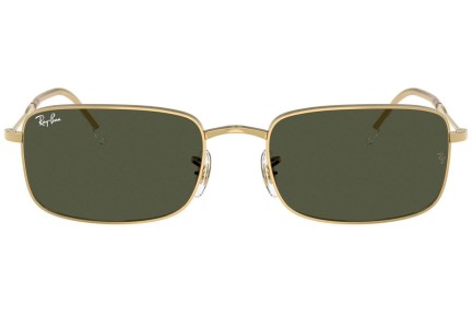 Okulary przeciwsłoneczne Ray-Ban RB3746 001/31 Prostokątne Złote