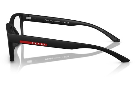 Okulary korekcyjne Prada Linea Rossa PS01RVF DG01O1 Kwadratowe Czarne