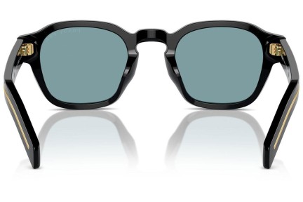 Okulary przeciwsłoneczne Prada PRA16SF 16K04D Polarized Okrągłe Czarne