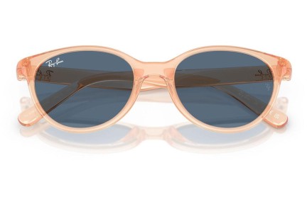 Okulary przeciwsłoneczne Ray-Ban Junior RJ9080S 717080 Okrągłe Pomarańczowe