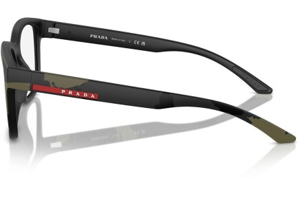 Okulary korekcyjne Prada Linea Rossa PS05QV 14X1O1 Kwadratowe Czarne