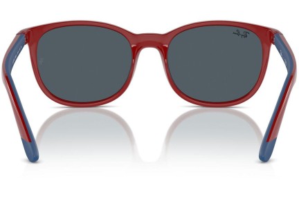 Okulary przeciwsłoneczne Ray-Ban Junior RJ9079S 716055 Kwadratowe Czerwone