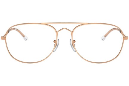 Okulary korekcyjne Ray-Ban Bain Bridge RX3735V 3094 Pilotki (Aviator) Złote