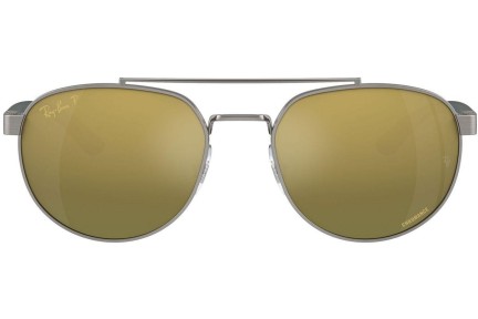 Okulary przeciwsłoneczne Ray-Ban RB3736CH 92696O Polarized Prostokątne Szare