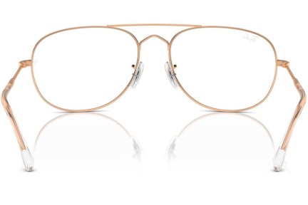 Okulary korekcyjne Ray-Ban Bain Bridge RX3735V 3094 Pilotki (Aviator) Złote