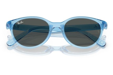 Okulary przeciwsłoneczne Ray-Ban Junior RJ9080S 716887 Okrągłe Niebieskie