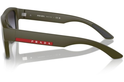 Okulary przeciwsłoneczne Prada Linea Rossa PS04ZS 15X09U Kwadratowe Zielone