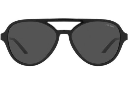 Okulary przeciwsłoneczne Prada PR13WS 1AB5S0 Pilotki (Aviator) Czarne