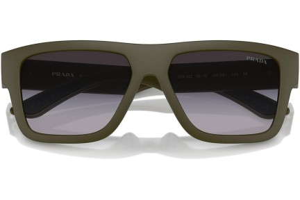 Okulary przeciwsłoneczne Prada Linea Rossa PS04ZS 15X09U Kwadratowe Zielone