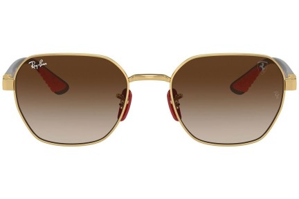 Okulary przeciwsłoneczne Ray-Ban RB3794M F02913 Prostokątne Złote