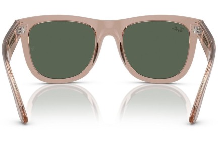 Okulary przeciwsłoneczne Ray-Ban Wayfarer Reverse RBR0502S 6727VR Kwadratowe Brązowe