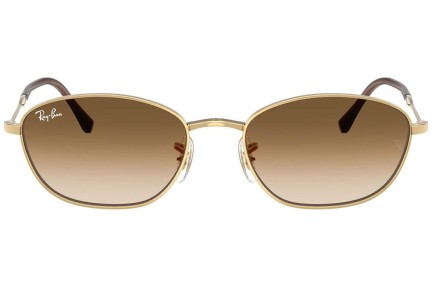 Okulary przeciwsłoneczne Ray-Ban RB3749 001/51 Prostokątne Złote