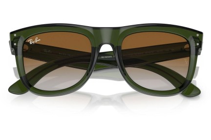 Okulary przeciwsłoneczne Ray-Ban Wayfarer Reverse RBR0502S 6775CB Kwadratowe Zielone