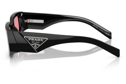 Okulary przeciwsłoneczne Prada PR09ZS 16K30L Prostokątne Czarne