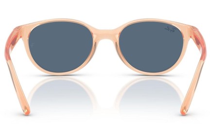 Okulary przeciwsłoneczne Ray-Ban Junior RJ9080S 717080 Okrągłe Pomarańczowe