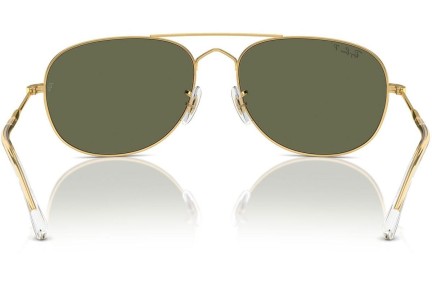 Okulary przeciwsłoneczne Ray-Ban RB3735 001/58 Polarized Pilotki (Aviator) Złote