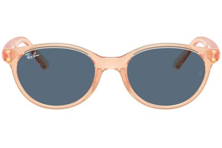 Okulary przeciwsłoneczne Ray-Ban Junior RJ9080S 717080 Okrągłe Pomarańczowe