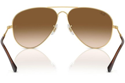 Okulary przeciwsłoneczne Ray-Ban RB3825 001/51 Pilotki (Aviator) Złote