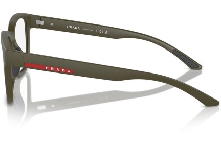 Okulary korekcyjne Prada Linea Rossa PS05QV 15X1O1 Kwadratowe Zielone