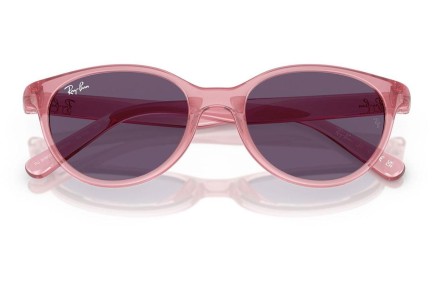 Okulary przeciwsłoneczne Ray-Ban Junior RJ9080S 71691A Okrągłe Różowe