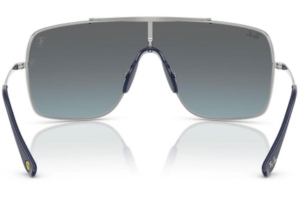 Okulary przeciwsłoneczne Ray-Ban RB3697M F104Y0 Pojedyncze | Shield Srebrne