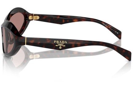 Okulary przeciwsłoneczne Prada PRA20S 17N10D Nieregularny Havana