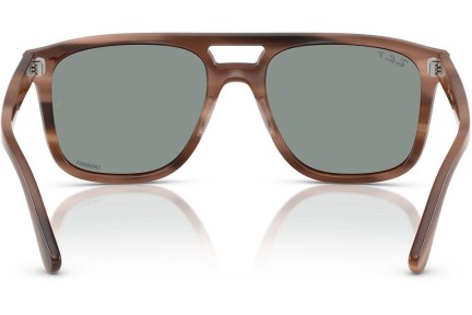 Okulary przeciwsłoneczne Ray-Ban RB2213CH 1423O9 Polarized Kwadratowe Brązowe