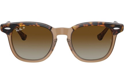 Okulary przeciwsłoneczne Ray-Ban Junior RJ9098S 7152T5 Polarized Kwadratowe Havana