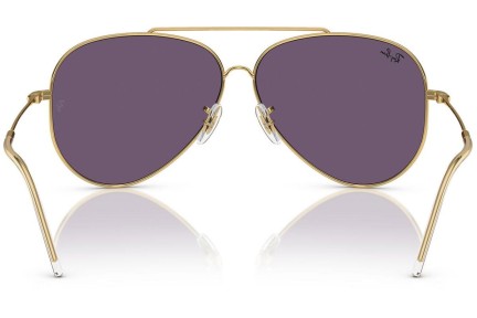 Okulary przeciwsłoneczne Ray-Ban Aviator Reverse RBR0101S 001/1A Pilotki (Aviator) Złote