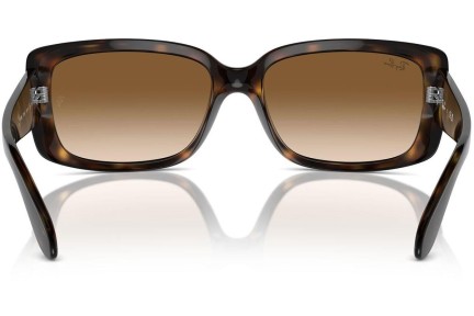 Okulary przeciwsłoneczne Ray-Ban RB4389 710/51 Prostokątne Havana