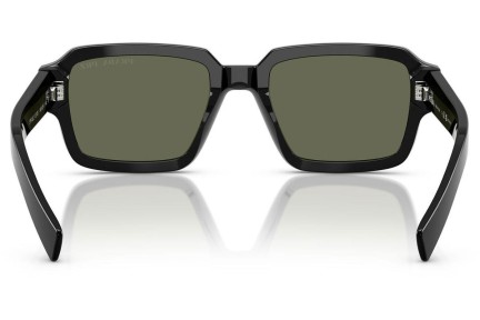 Okulary przeciwsłoneczne Prada PR02ZS 1AB03R Polarized Prostokątne Czarne