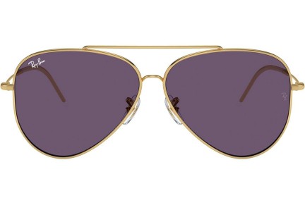 Okulary przeciwsłoneczne Ray-Ban Aviator Reverse RBR0101S 001/1A Pilotki (Aviator) Złote